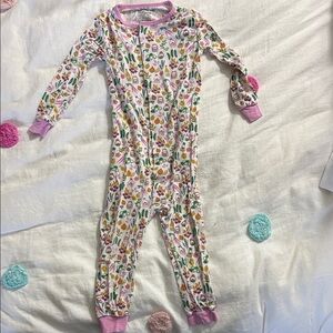 Magnetic Me Pink Floral Kids Footie
